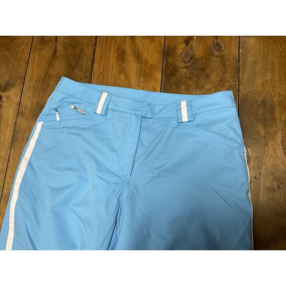 SPYDER Womens 10 Ski Pants Blue Thinsulate Insolated Bootcut Snow Winter - Picture 3 of 16